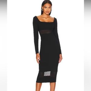 Black bodycon dress, never worn!